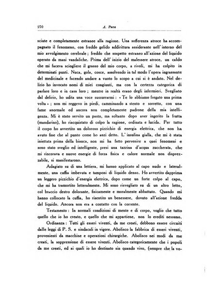 Note e riviste di psichiatria Manicomio provinciale di Pesaro