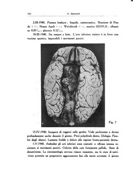 Note e riviste di psichiatria Manicomio provinciale di Pesaro