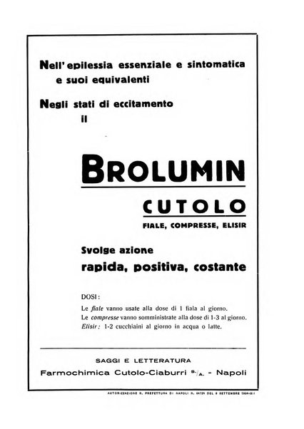 Note e riviste di psichiatria Manicomio provinciale di Pesaro