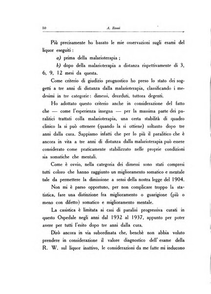 Note e riviste di psichiatria Manicomio provinciale di Pesaro