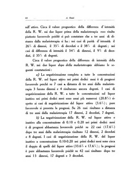 Note e riviste di psichiatria Manicomio provinciale di Pesaro