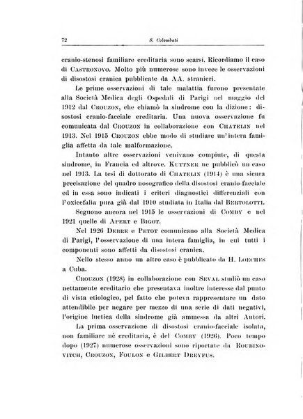 Note e riviste di psichiatria Manicomio provinciale di Pesaro