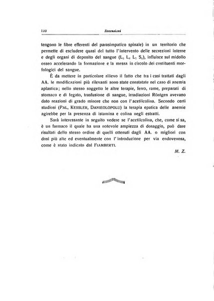 Note e riviste di psichiatria Manicomio provinciale di Pesaro