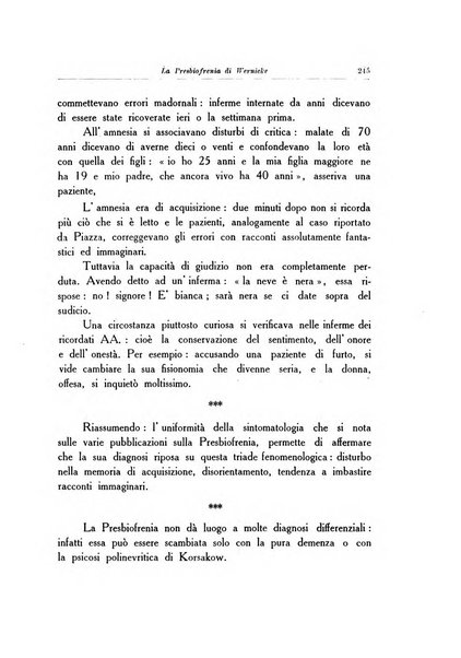 Note e riviste di psichiatria Manicomio provinciale di Pesaro