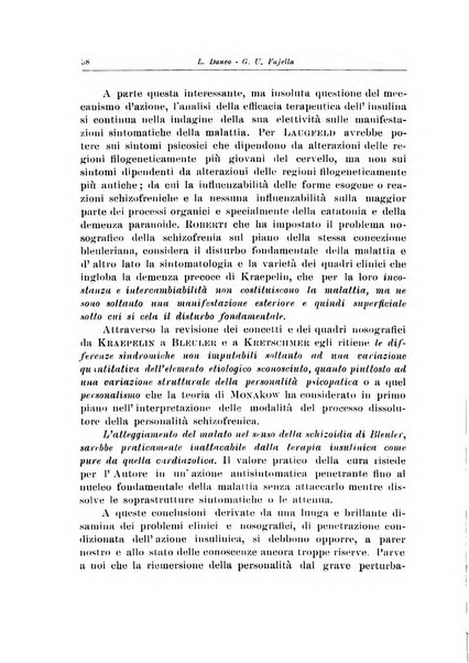 Note e riviste di psichiatria Manicomio provinciale di Pesaro