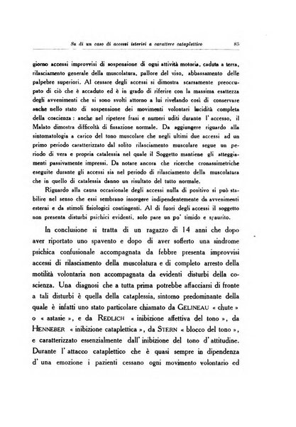 Note e riviste di psichiatria Manicomio provinciale di Pesaro