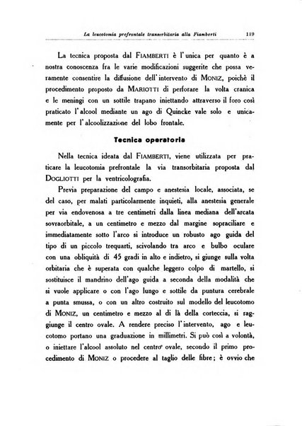 Note e riviste di psichiatria Manicomio provinciale di Pesaro