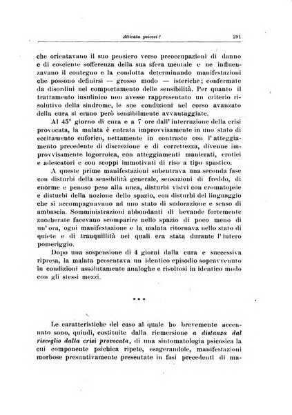 Note e riviste di psichiatria Manicomio provinciale di Pesaro