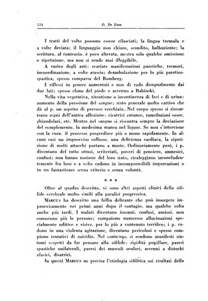 Note e riviste di psichiatria Manicomio provinciale di Pesaro