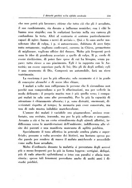 Note e riviste di psichiatria Manicomio provinciale di Pesaro