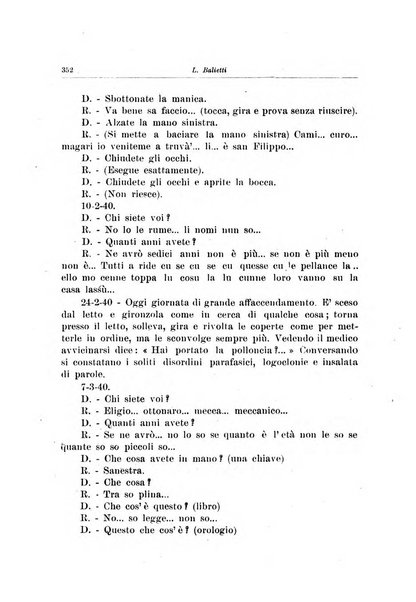 Note e riviste di psichiatria Manicomio provinciale di Pesaro