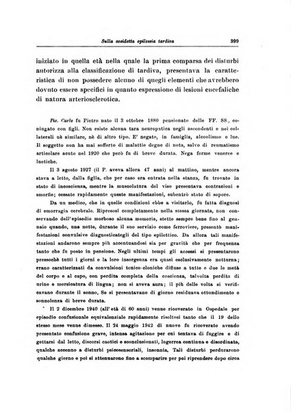 Note e riviste di psichiatria Manicomio provinciale di Pesaro