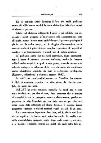 Note e riviste di psichiatria Manicomio provinciale di Pesaro