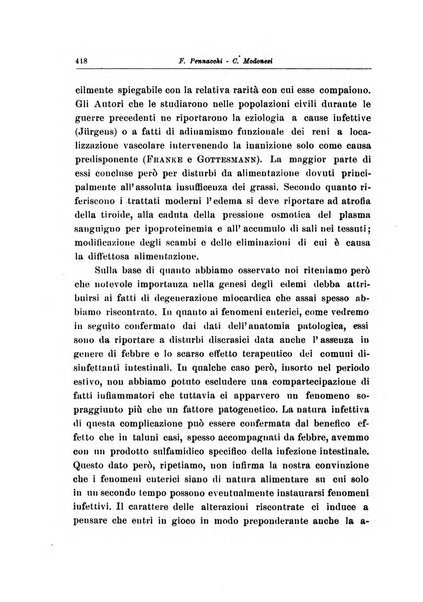 Note e riviste di psichiatria Manicomio provinciale di Pesaro