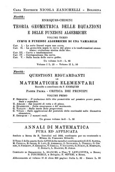 Periodico di matematiche storia, didattica, filosofia