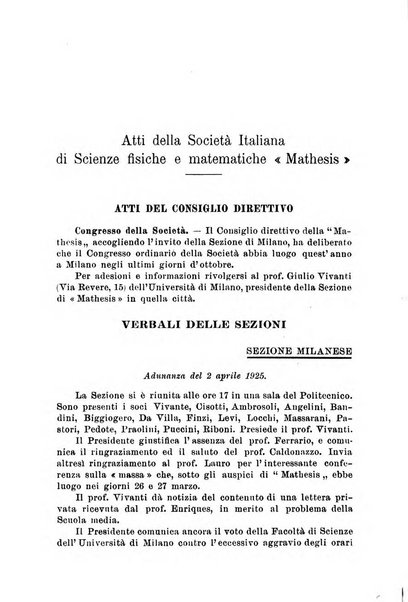 Periodico di matematiche storia, didattica, filosofia