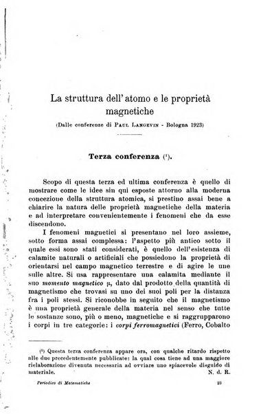 Periodico di matematiche storia, didattica, filosofia