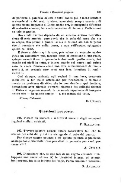 Periodico di matematiche storia, didattica, filosofia