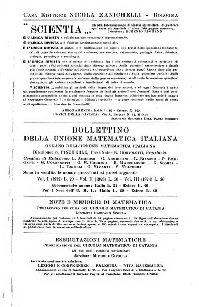 Periodico di matematiche storia, didattica, filosofia