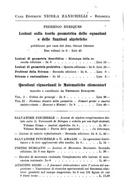 Periodico di matematiche storia, didattica, filosofia