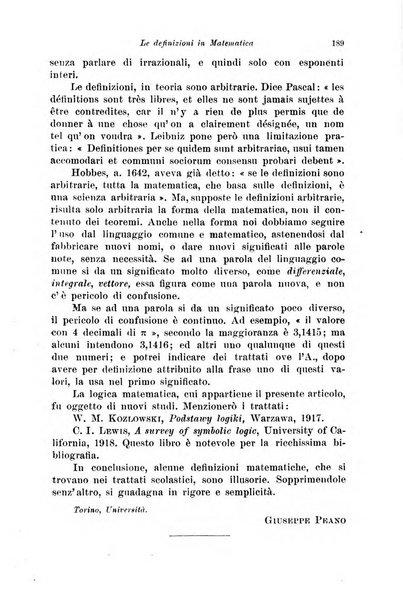 Periodico di matematiche storia, didattica, filosofia