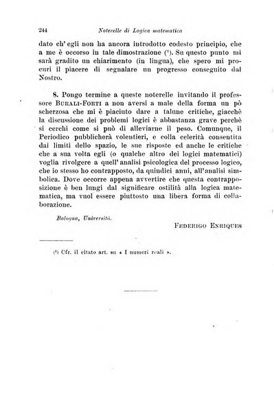 Periodico di matematiche storia, didattica, filosofia