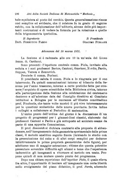 Periodico di matematiche storia, didattica, filosofia