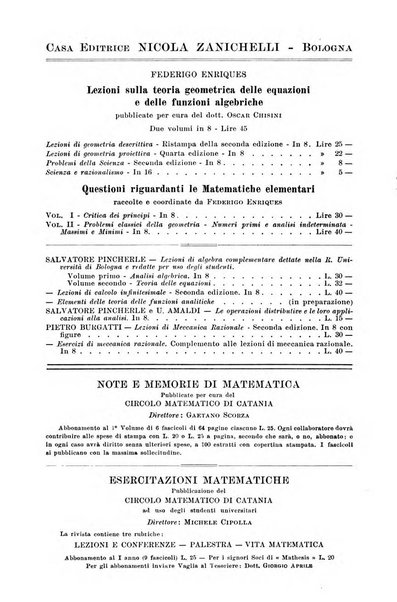 Periodico di matematiche storia, didattica, filosofia