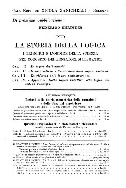 Periodico di matematiche storia, didattica, filosofia