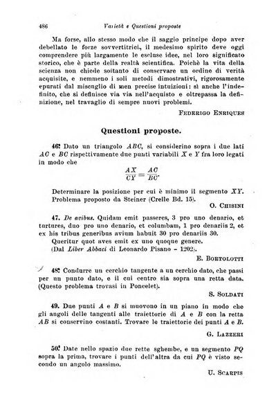 Periodico di matematiche storia, didattica, filosofia