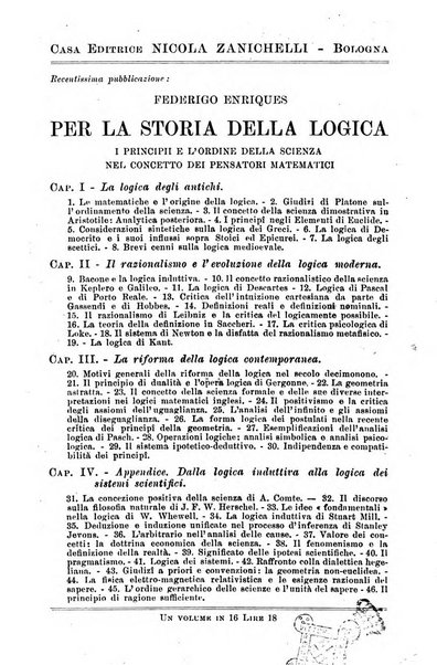 Periodico di matematiche storia, didattica, filosofia