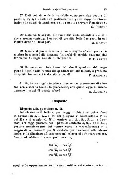 Periodico di matematiche storia, didattica, filosofia