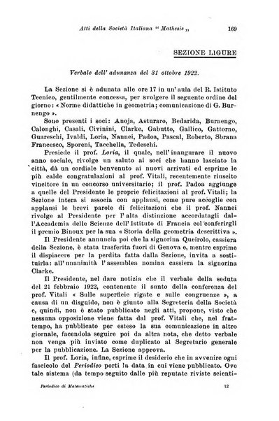 Periodico di matematiche storia, didattica, filosofia