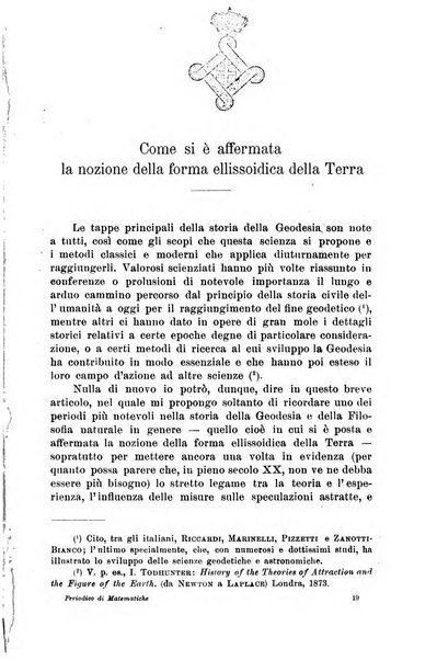 Periodico di matematiche storia, didattica, filosofia