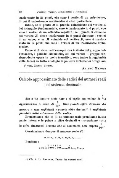 Periodico di matematiche storia, didattica, filosofia