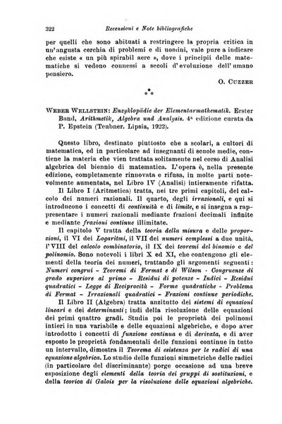 Periodico di matematiche storia, didattica, filosofia