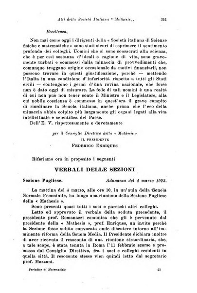 Periodico di matematiche storia, didattica, filosofia