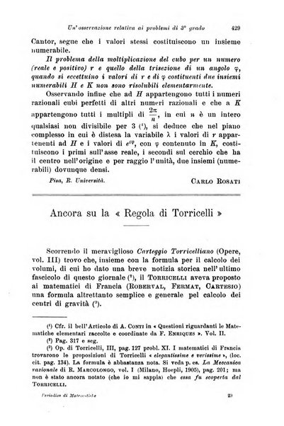 Periodico di matematiche storia, didattica, filosofia