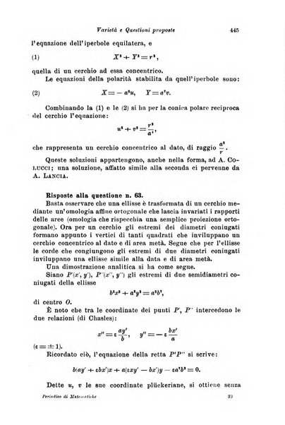 Periodico di matematiche storia, didattica, filosofia