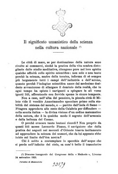 Periodico di matematiche storia, didattica, filosofia