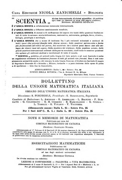 Periodico di matematiche storia, didattica, filosofia