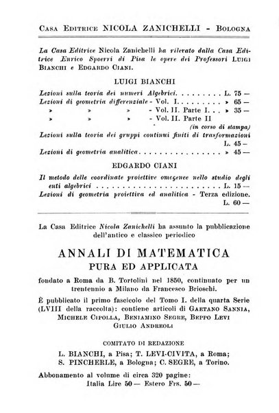 Periodico di matematiche storia, didattica, filosofia