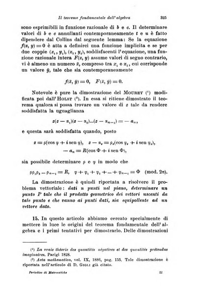 Periodico di matematiche storia, didattica, filosofia