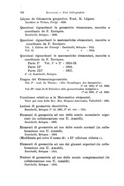 Periodico di matematiche storia, didattica, filosofia