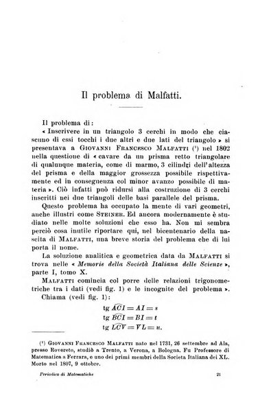 Periodico di matematiche storia, didattica, filosofia