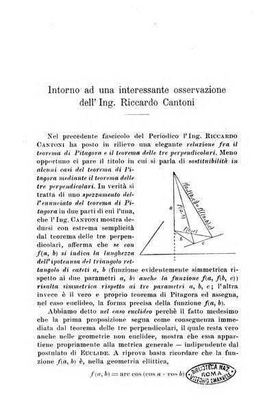 Periodico di matematiche storia, didattica, filosofia