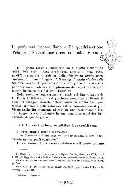 Periodico di matematiche storia, didattica, filosofia