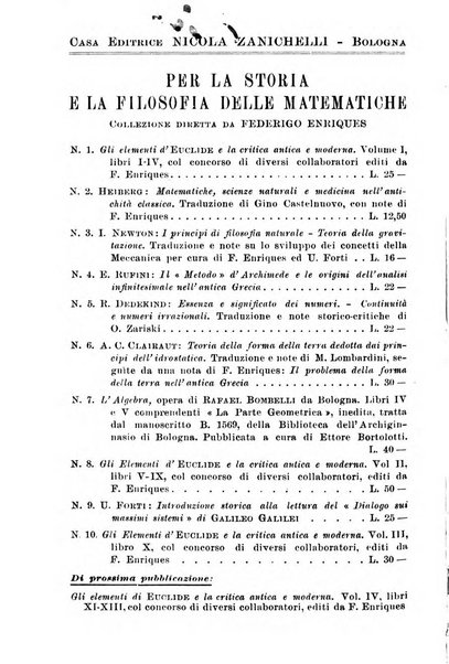 Periodico di matematiche storia, didattica, filosofia