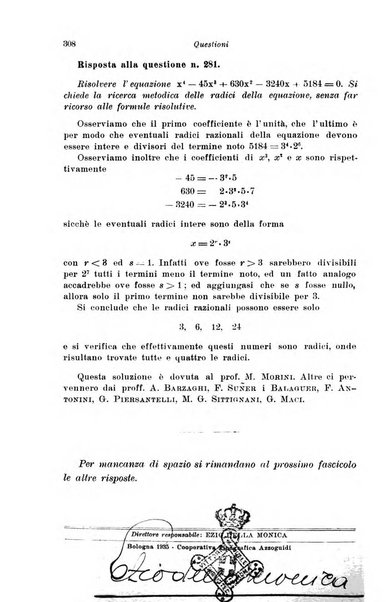 Periodico di matematiche storia, didattica, filosofia