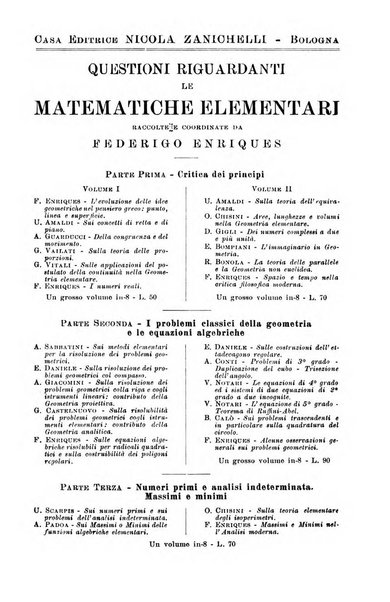 Periodico di matematiche storia, didattica, filosofia